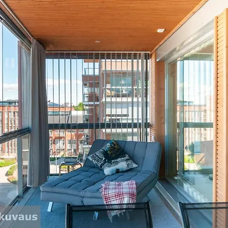 Lägenhet The View In With Private Balcony, Sauna, Car Park Åbo