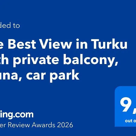 アパート The View In With Private Balcony, Sauna, Car Park トゥルク